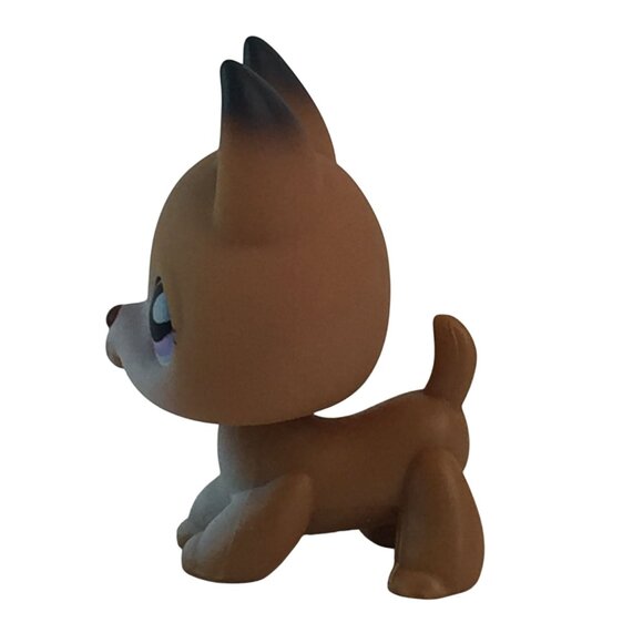 Littlest Pet Shop LPS #1205 Basset Hound #112 German Shepherd Puppy Dog Figures - Picture 3 of 14